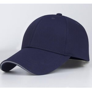 Premium 10.6oz Cotton-Poly Blend Golf Cap – 6-Panel Blank Wholesale | Adjustable Brass Buckle | Custom Embroidery Ready