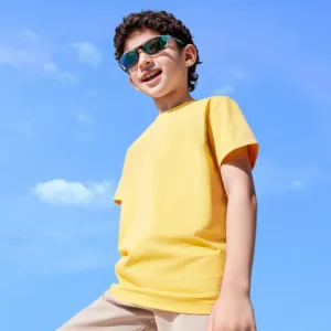 BY79000B#6.3 oz Kids Cotton Crew Neck T-Shirt | Children’s Short Sleeve Tee | Custom Blank Kids T-Shirts Wholesale