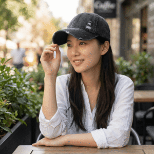 BYSA192#Distressed Washed Cotton Denim Baseball Cap | Vintage 6-Panel Hat with Metal Buckle | Custom Blank Caps Wholesale